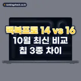 맥북프로 14인치 16인치 비교: M6·M5 Pro·M5 Max 차이와 고르는 법(2026년 10월)