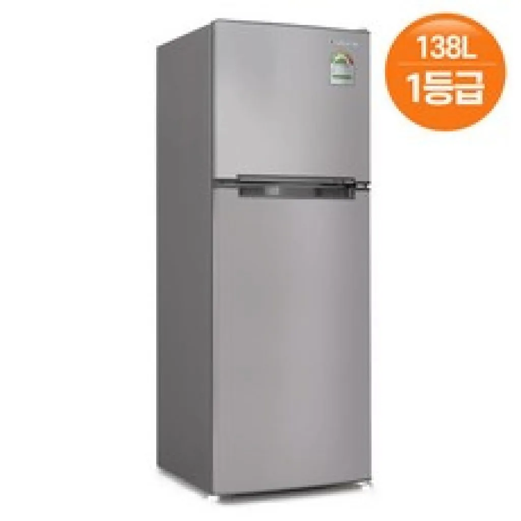 6. 창홍 저소음 1등급소형 냉장고 , 138리터2도어/ORD-138B0S(메탈실버)